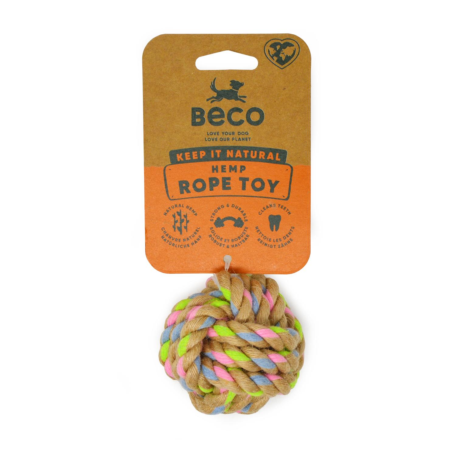 Hemp Dog Toy Double Knot Rope Toy