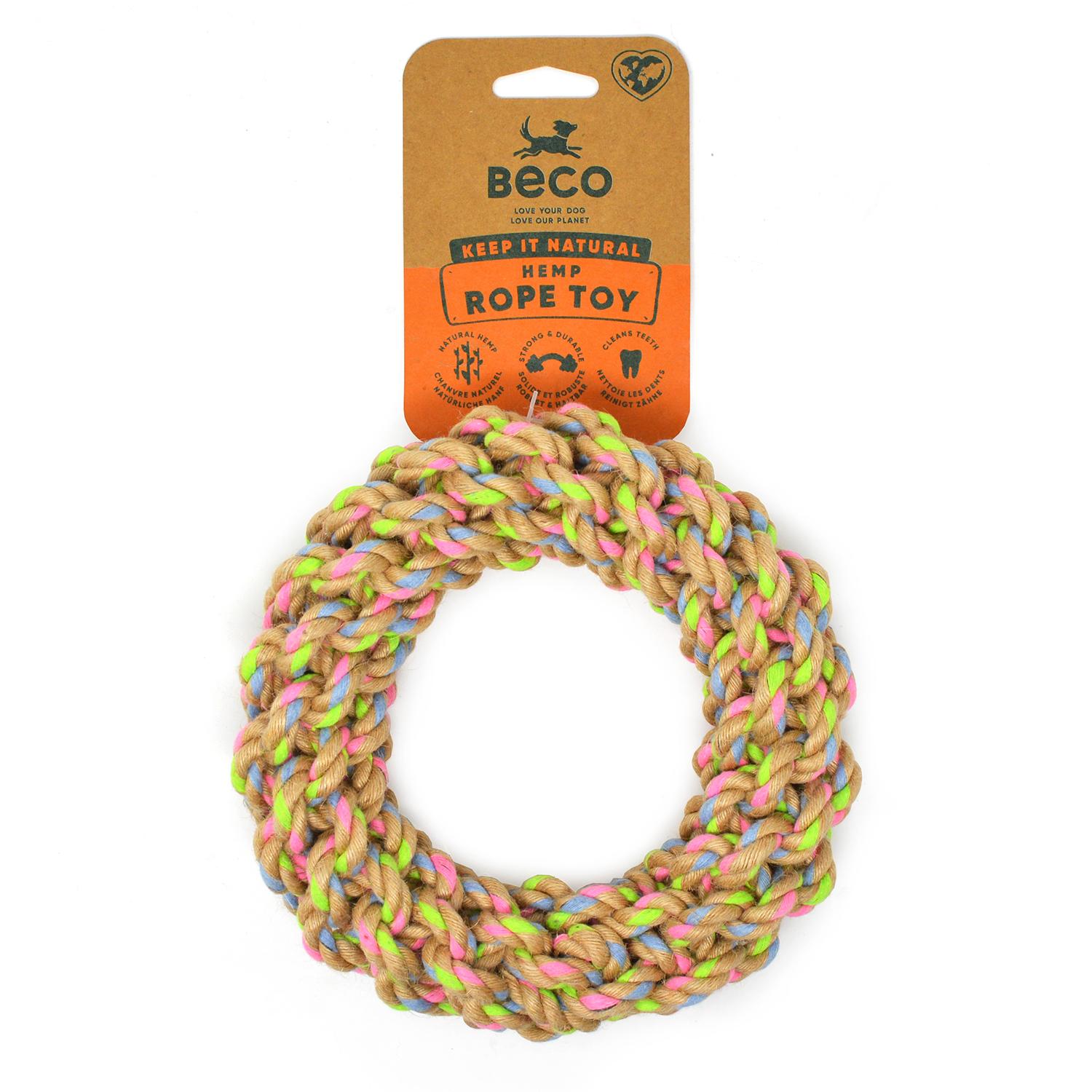 Rope ring outlet dog toy