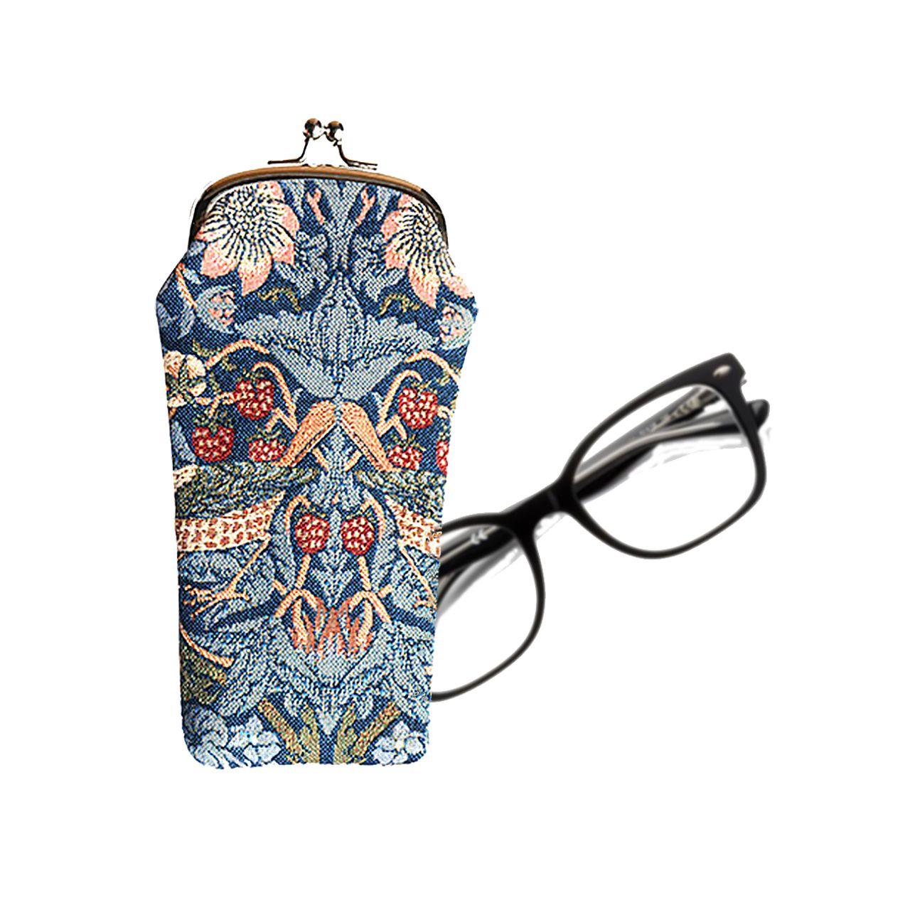 Strawberry Thief Tapestry Glasses Case