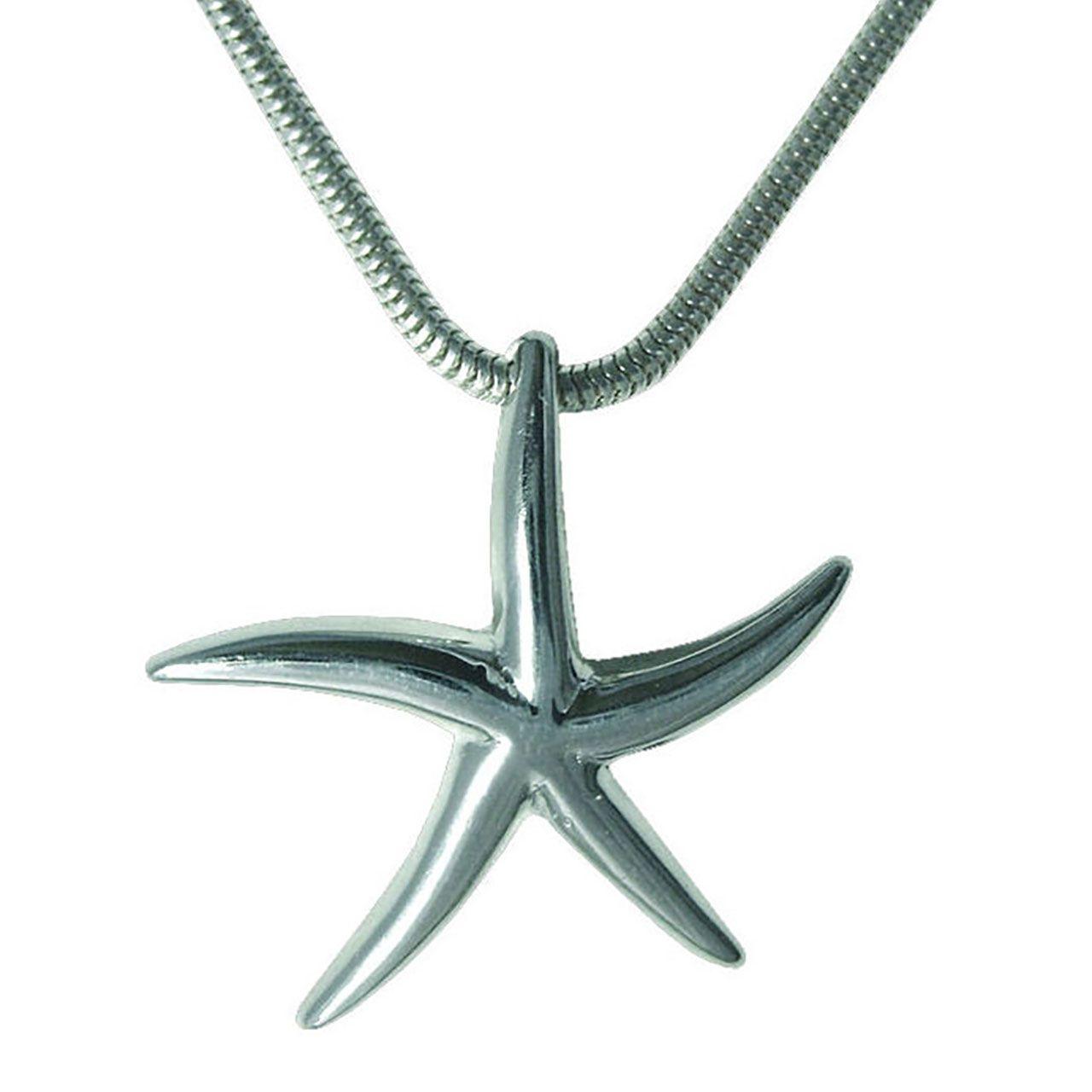 Silver Plated Starfish Necklace
