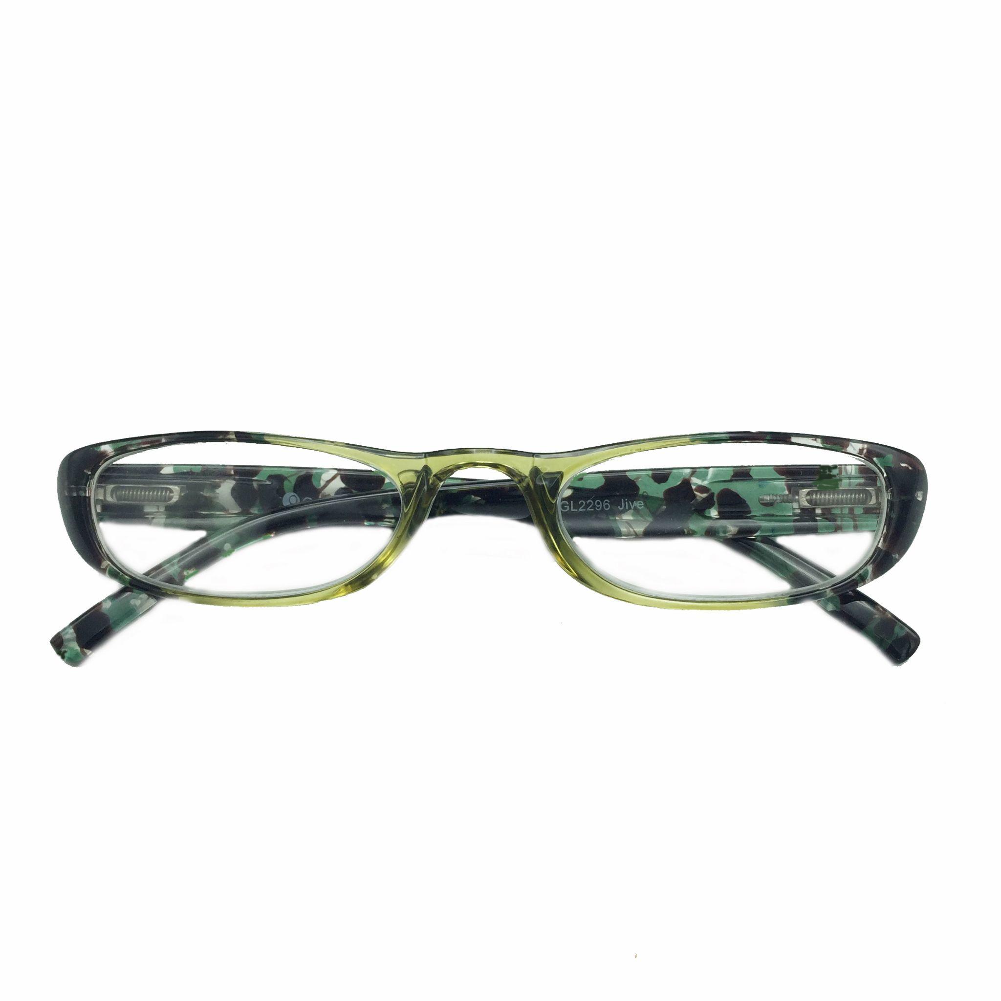 Slimline Reading Glasses Peppercorn Green-2
