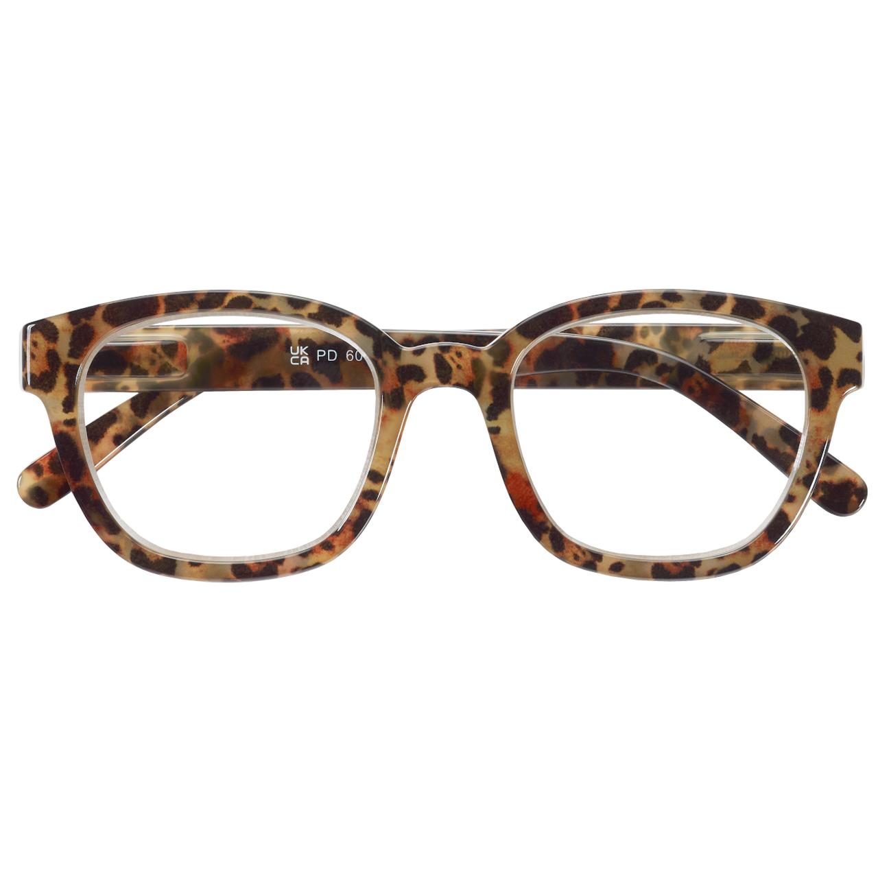 Lively in Leopard Reading Glasses