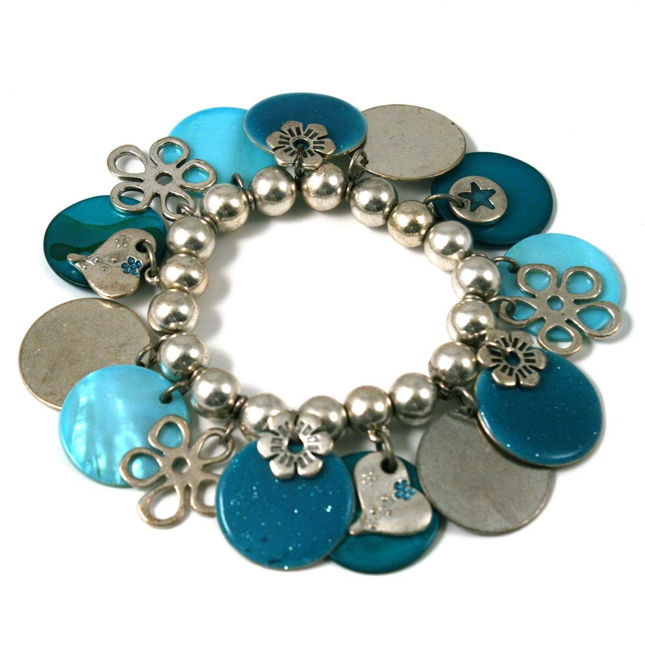 Charm Bracelet - Turquoise