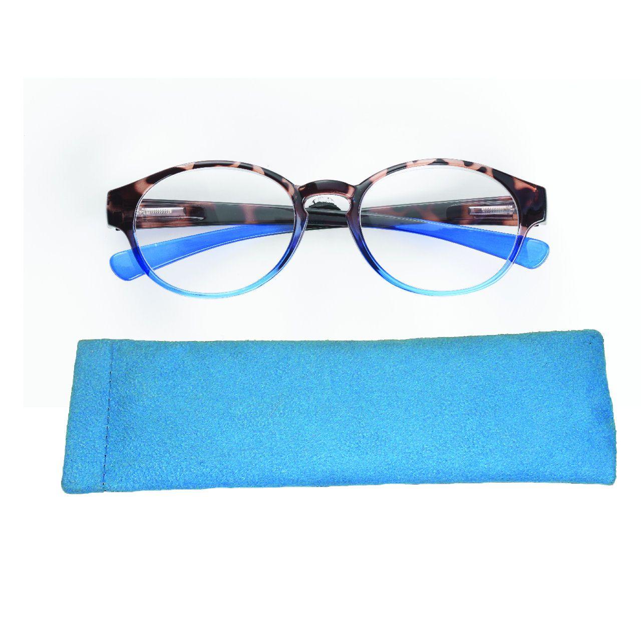 Reading Glasses Bright Turtle Blue-4
