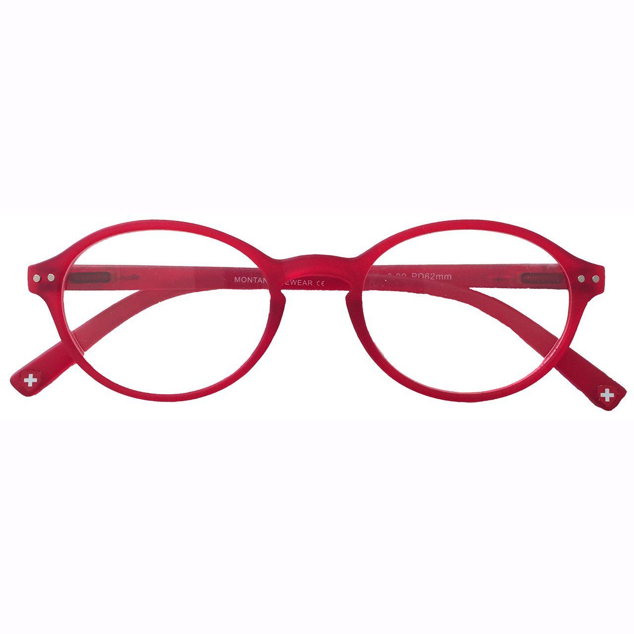 Reading Glasses Rich Red Round Lollipop