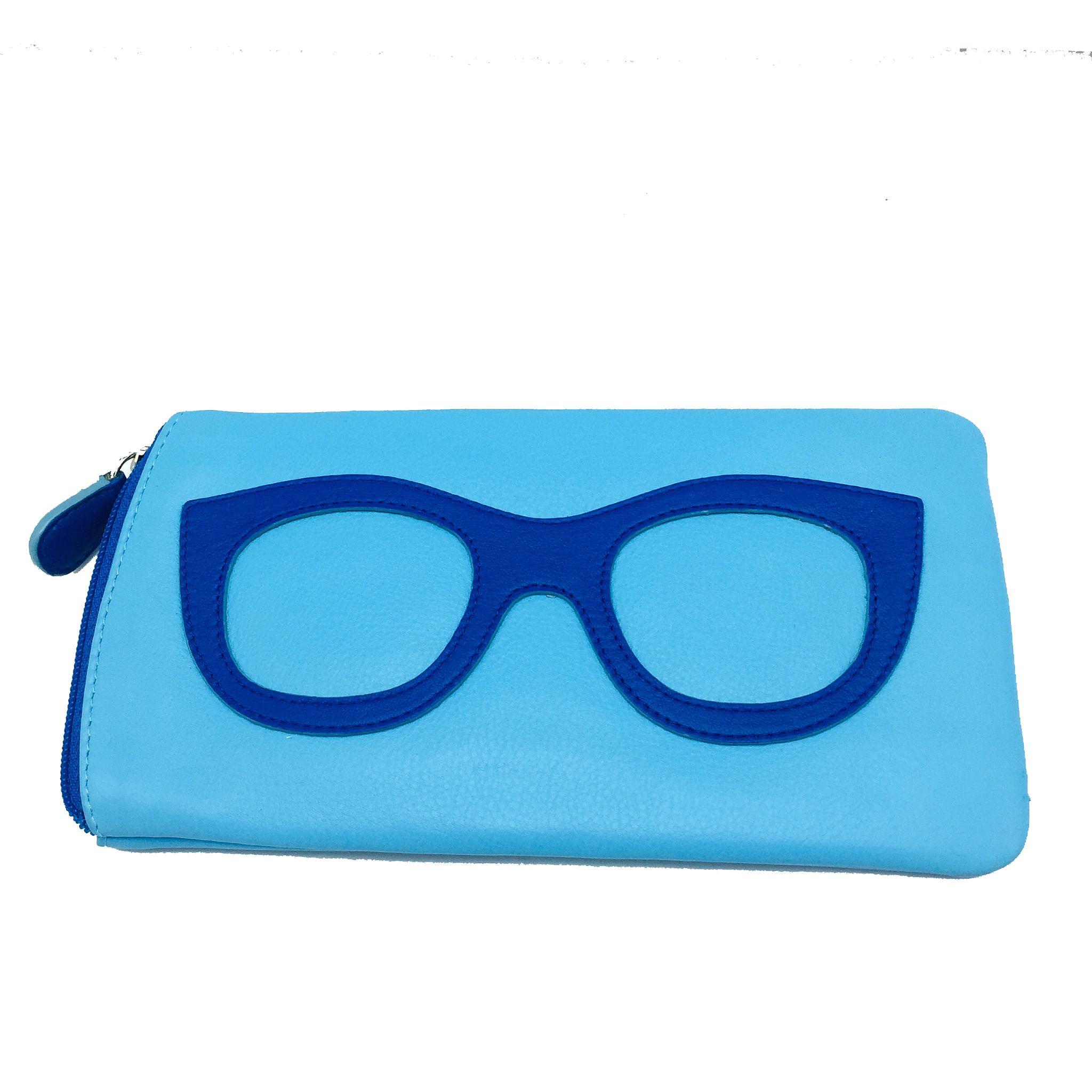 Leather Glasses  Cases With Glasses Motif-3