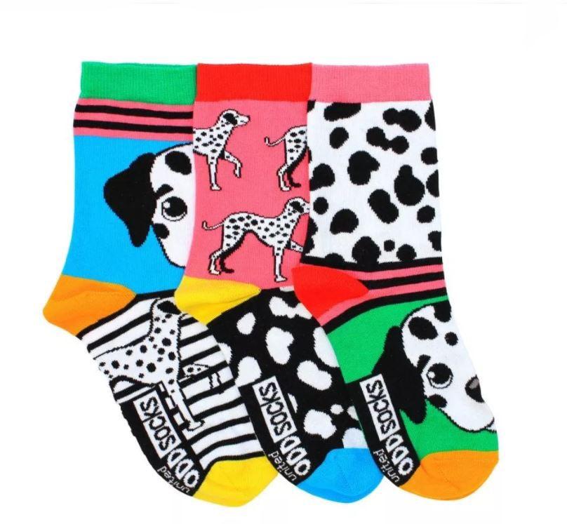 Sock Trio For Her Spotted Dog