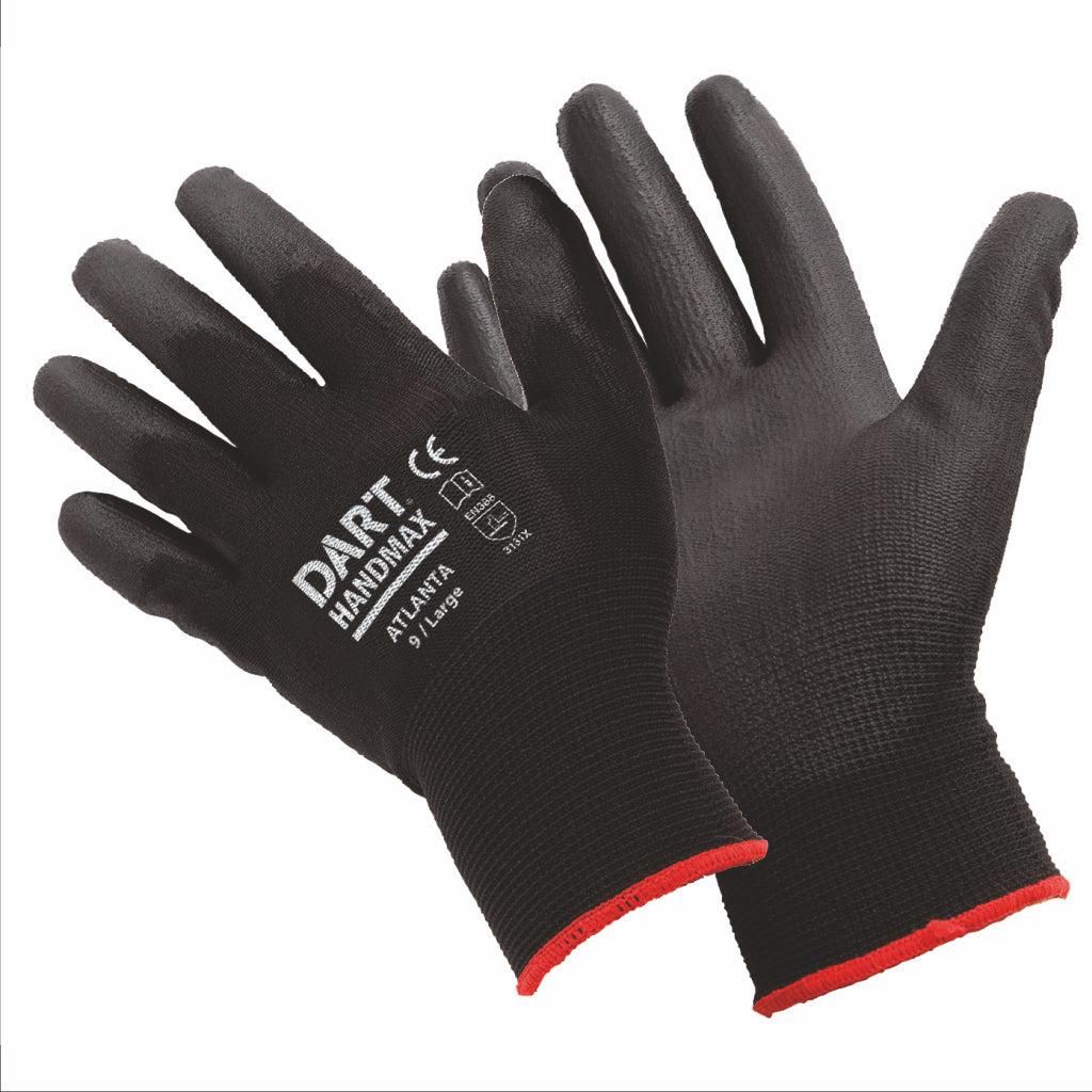 Handmax XL Black PU Glove - Size XL - MSS Timber