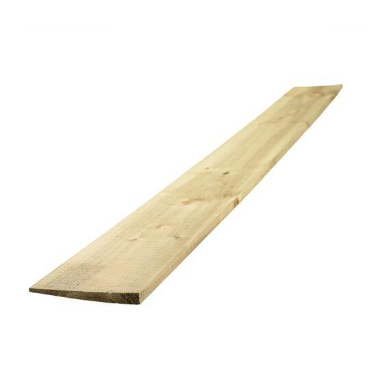 120mm x 1.8m Feather Edge Board Green Treated - MSS Timber