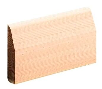 Dual Bull Nose and Chamfered Profile 5" (125mm) Pine Softwood Skirting - MSS Timber