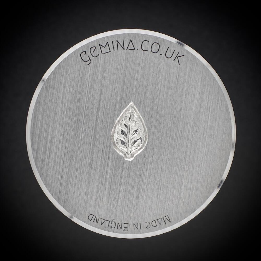 Gemina Abstract Leaf Shot Plate
