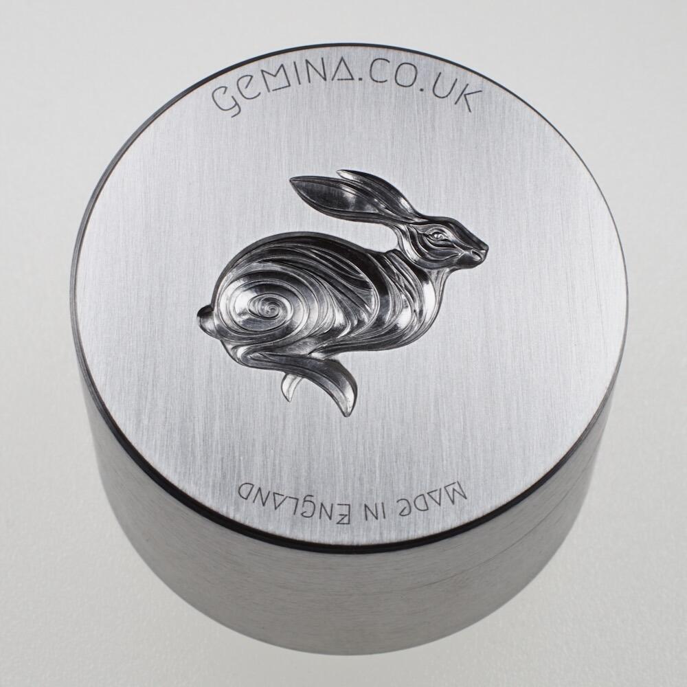 Gemina Left Running Hare Impression Die