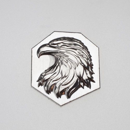 Gemina Large Eagle Head Impression