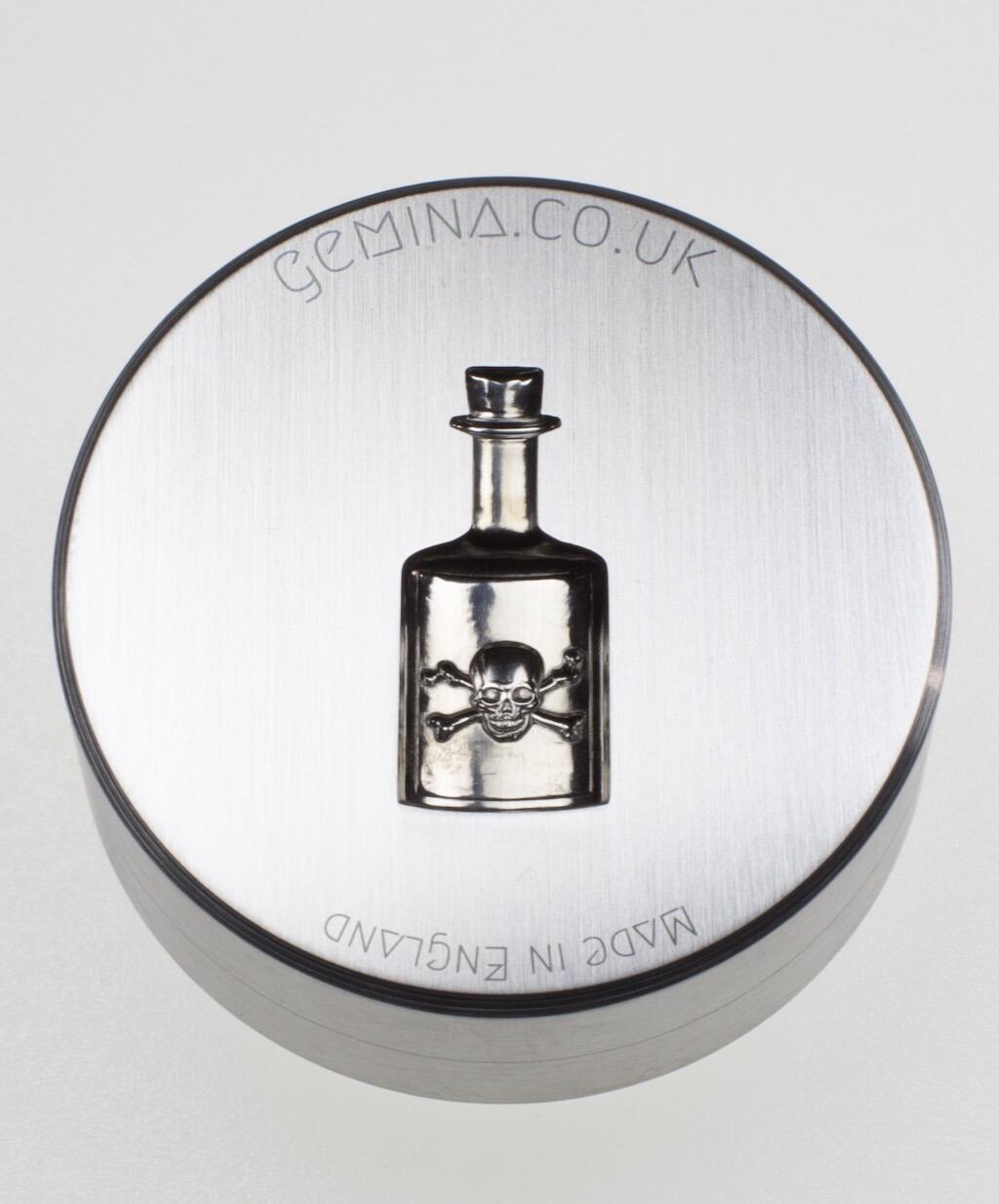 Gemina Large Poison Bottle Impression Die