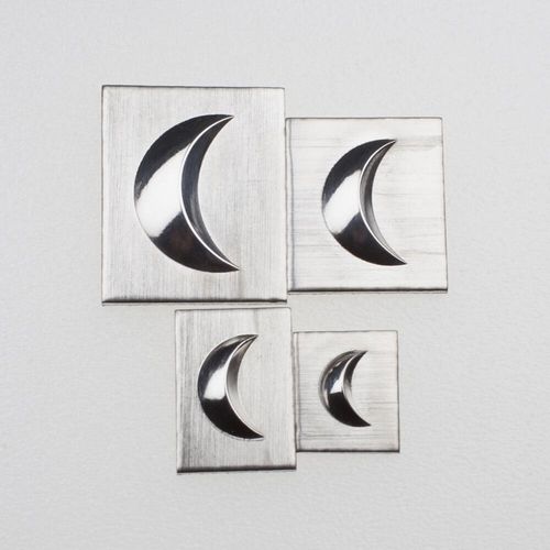 Gemina Mini Plain Crescent Moons Impressions