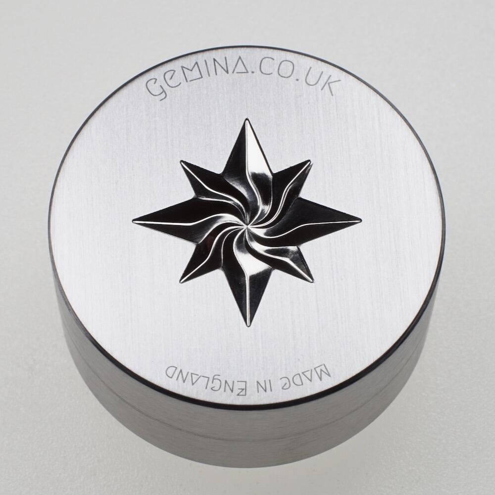 Gemina Large Spiral Star Impression Die