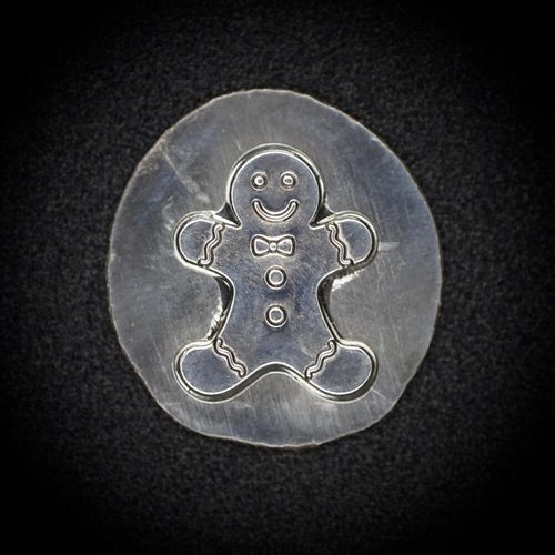 Gemina Medium Gingerbread Man Shot Plate