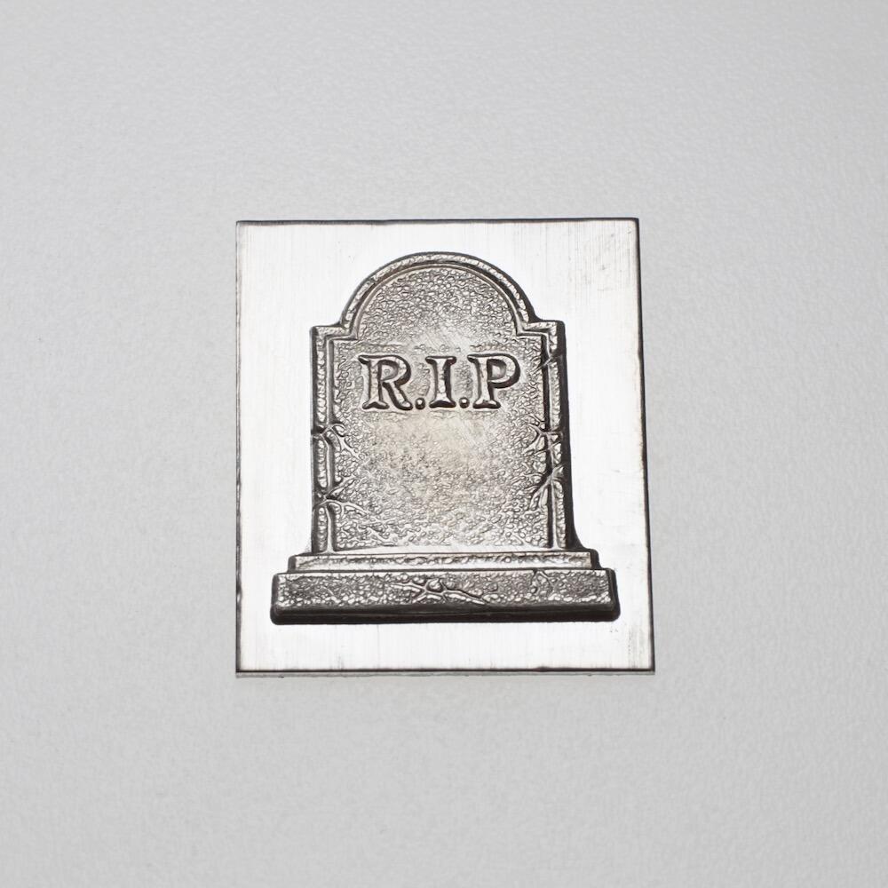 Gemina RIP Gravestone Impression Die