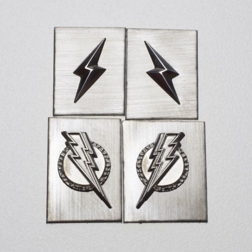 Gemina Mini Mirrored Lightning Bolts Impressions