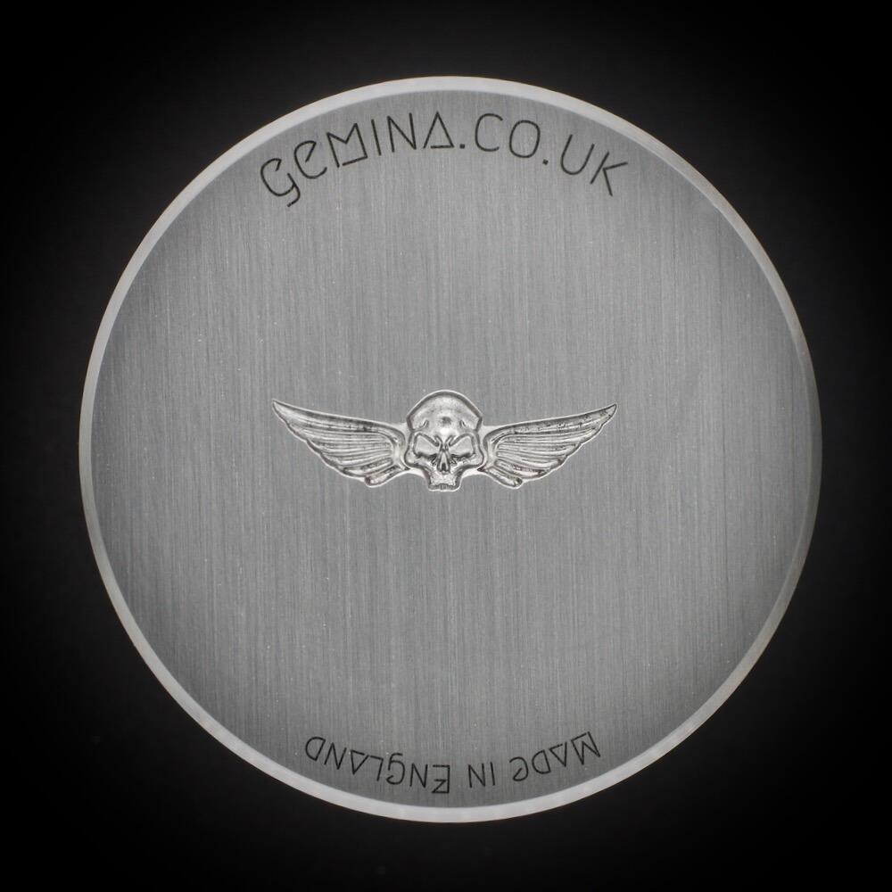 218 - Small Winged Skull Impression Die