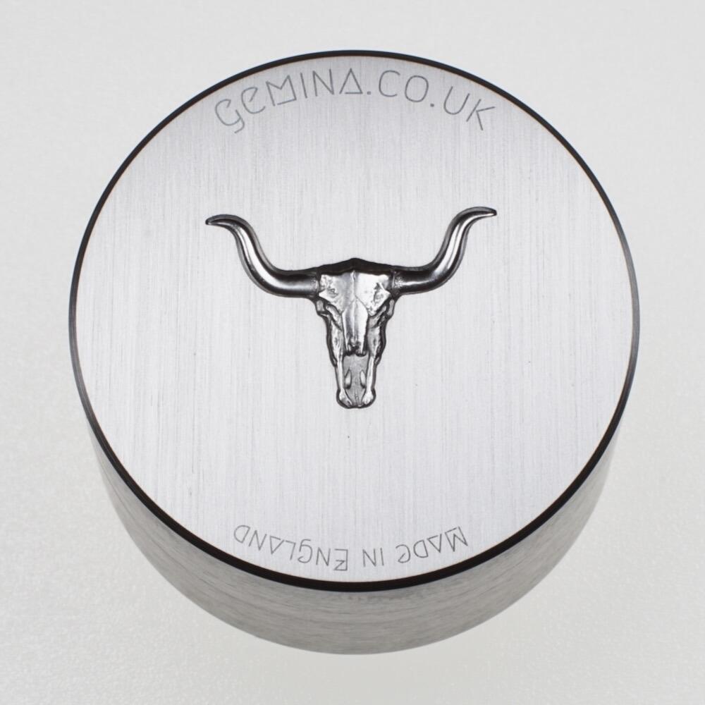 240 - Gemina Large Longhorn Skull Impression Die