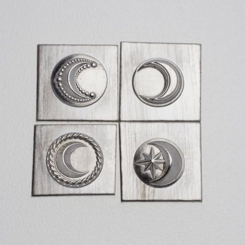 283 - Gemina Mini Crescent Moons Shot Plate Impressions