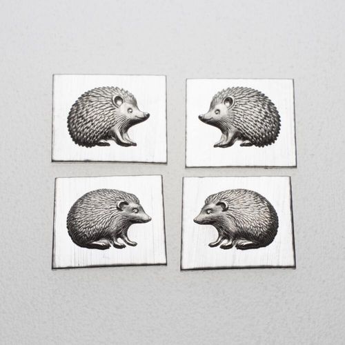 Gemina Mini Mirrored Hedgehogs Impressions