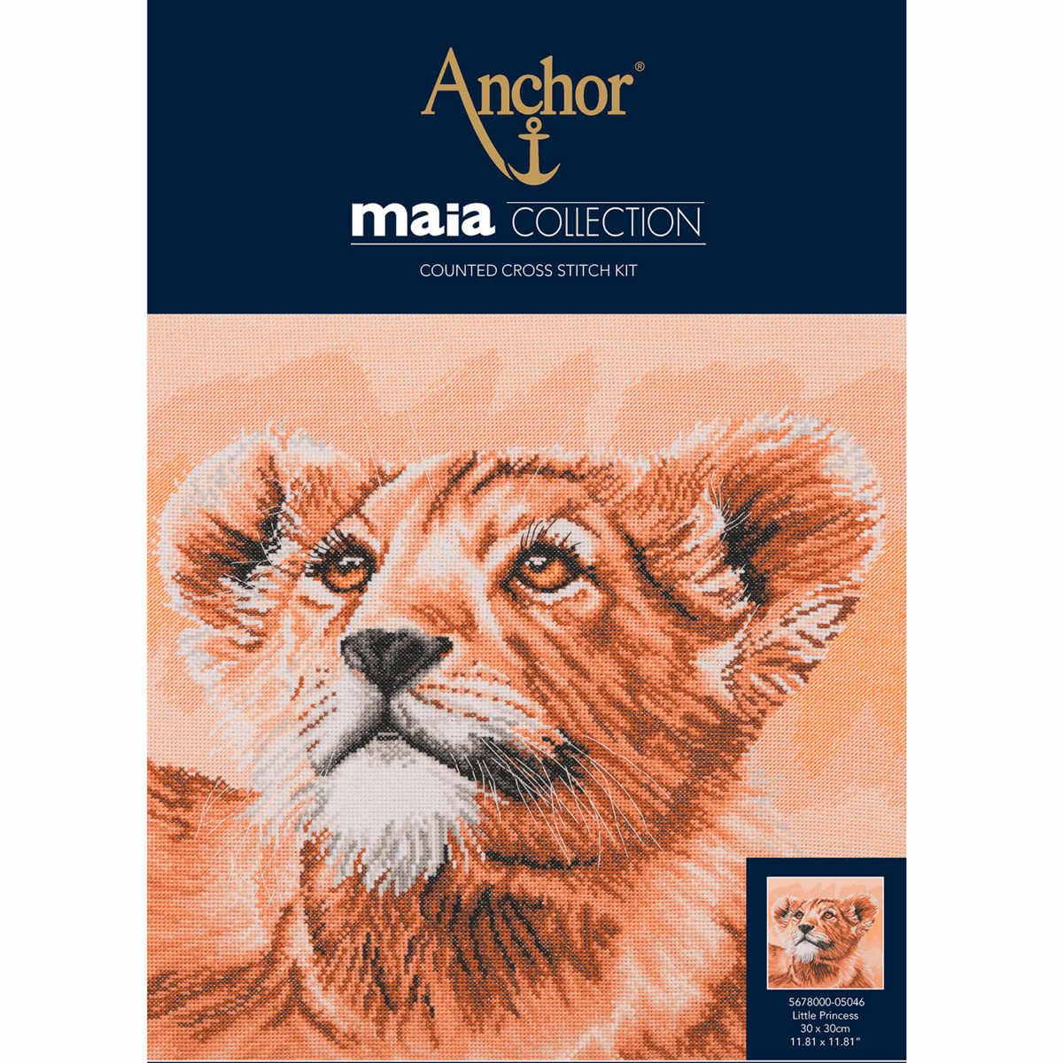 Image showing Anchor Maia cross-stitch kit
