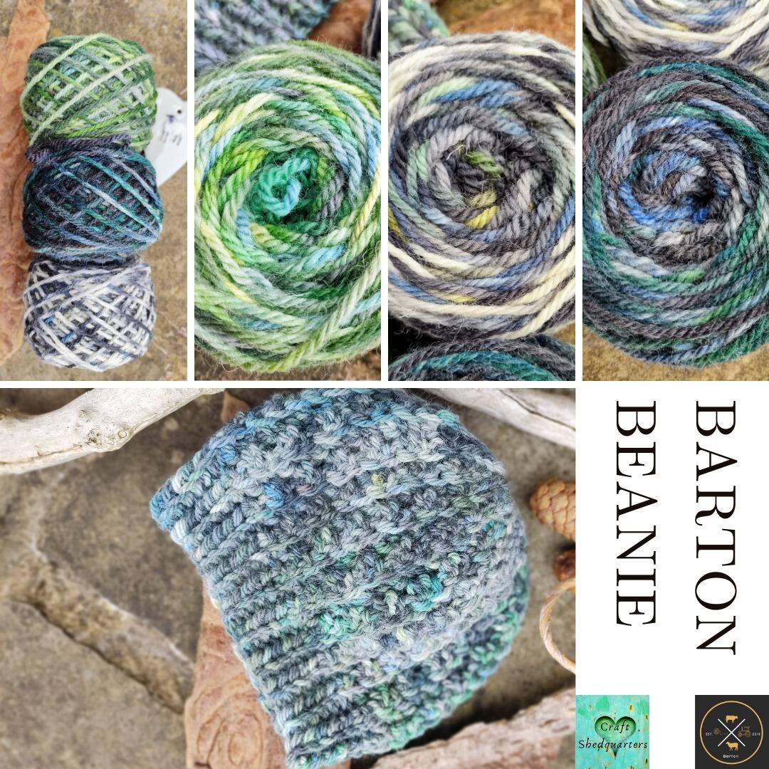 The Barton Beanie - Pure Wool Crochet Hat Kit