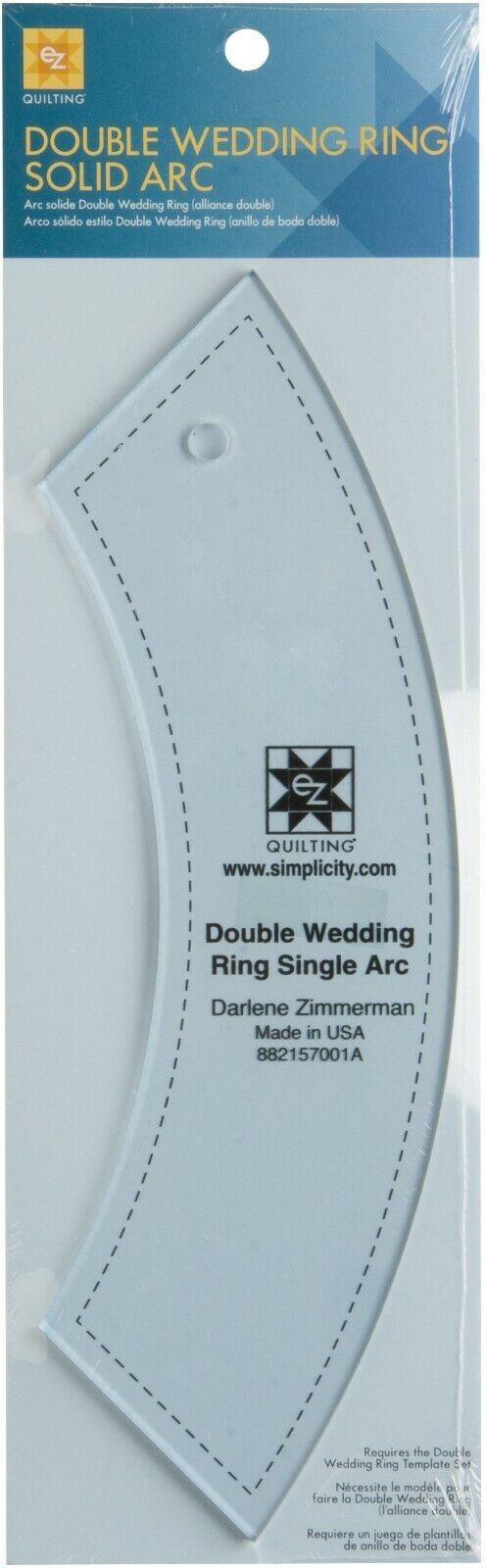 Double wedding clearance ring ruler