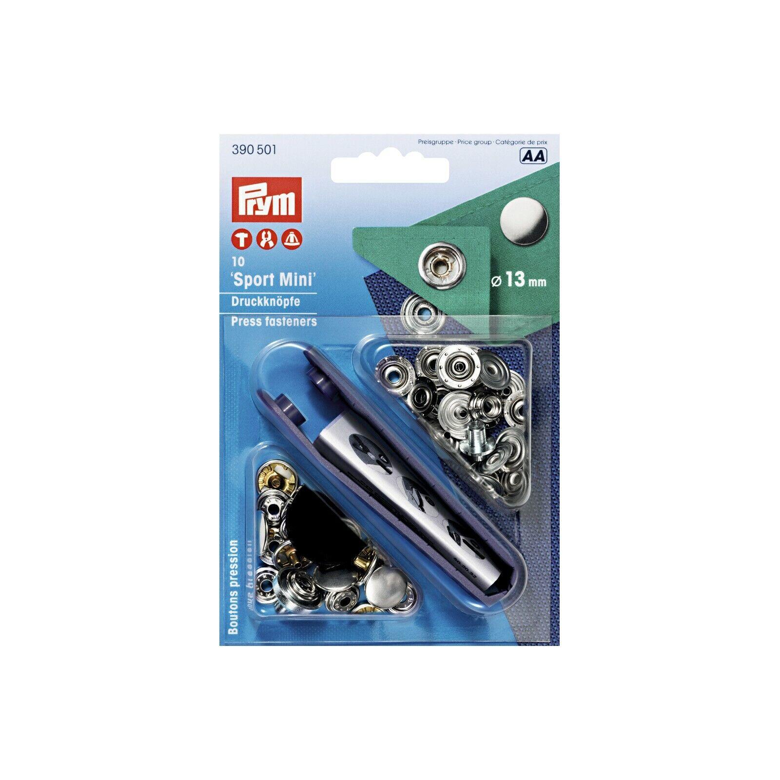 Prym Refill No-Sew Snap Fasteners Silver 15mm 