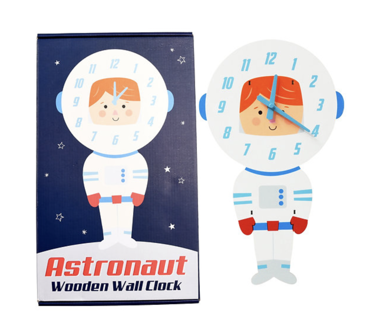 Astronaut Wooden Clock