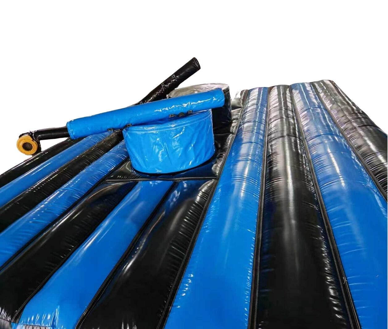 17ft x 20ft Gladiator Duel Inflatable Game Blue & Black