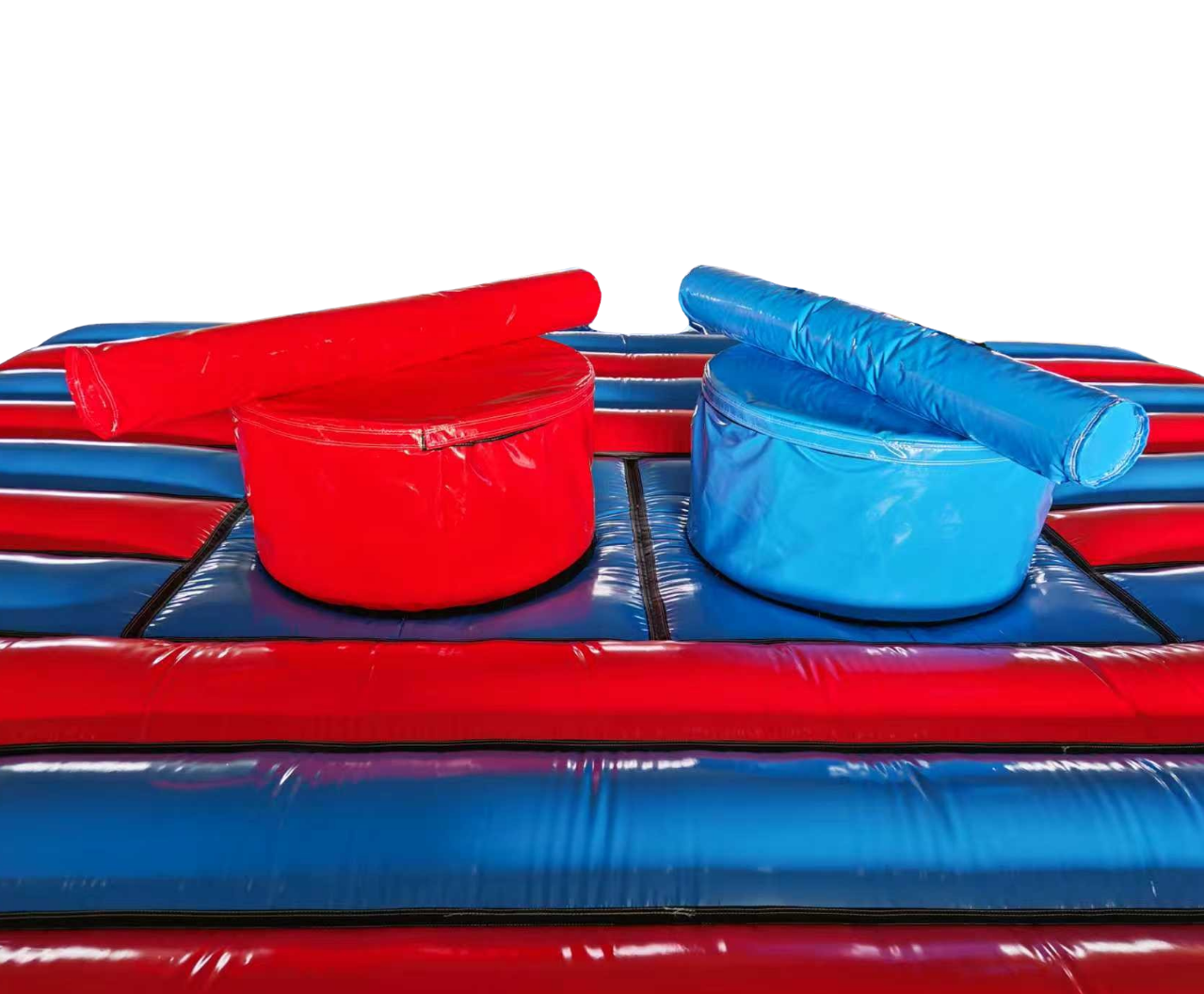 17ft x 20ft Gladiator Duel Inflatable Game Blue & Red