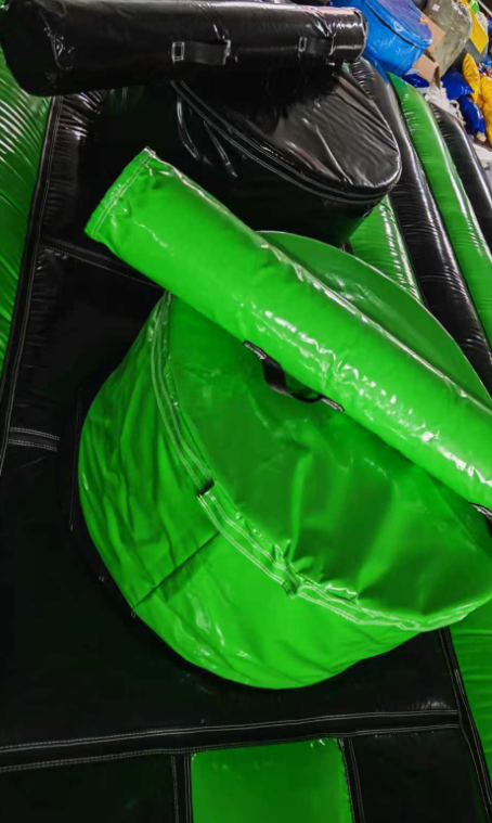 17ft x 20ft Gladiator Duel Inflatable Game Green & Black