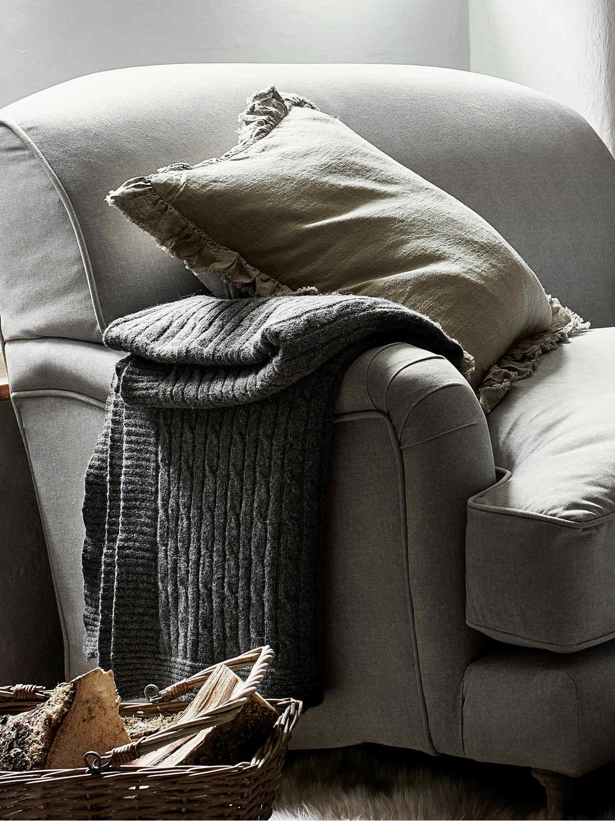 Linen Cushions UK Sheepskin Cushions Luxury Nordic Cushions