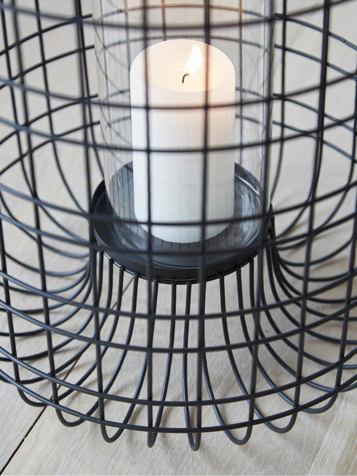Chic Wire Hurricane Lantern Wire Hurricanes Nordic House