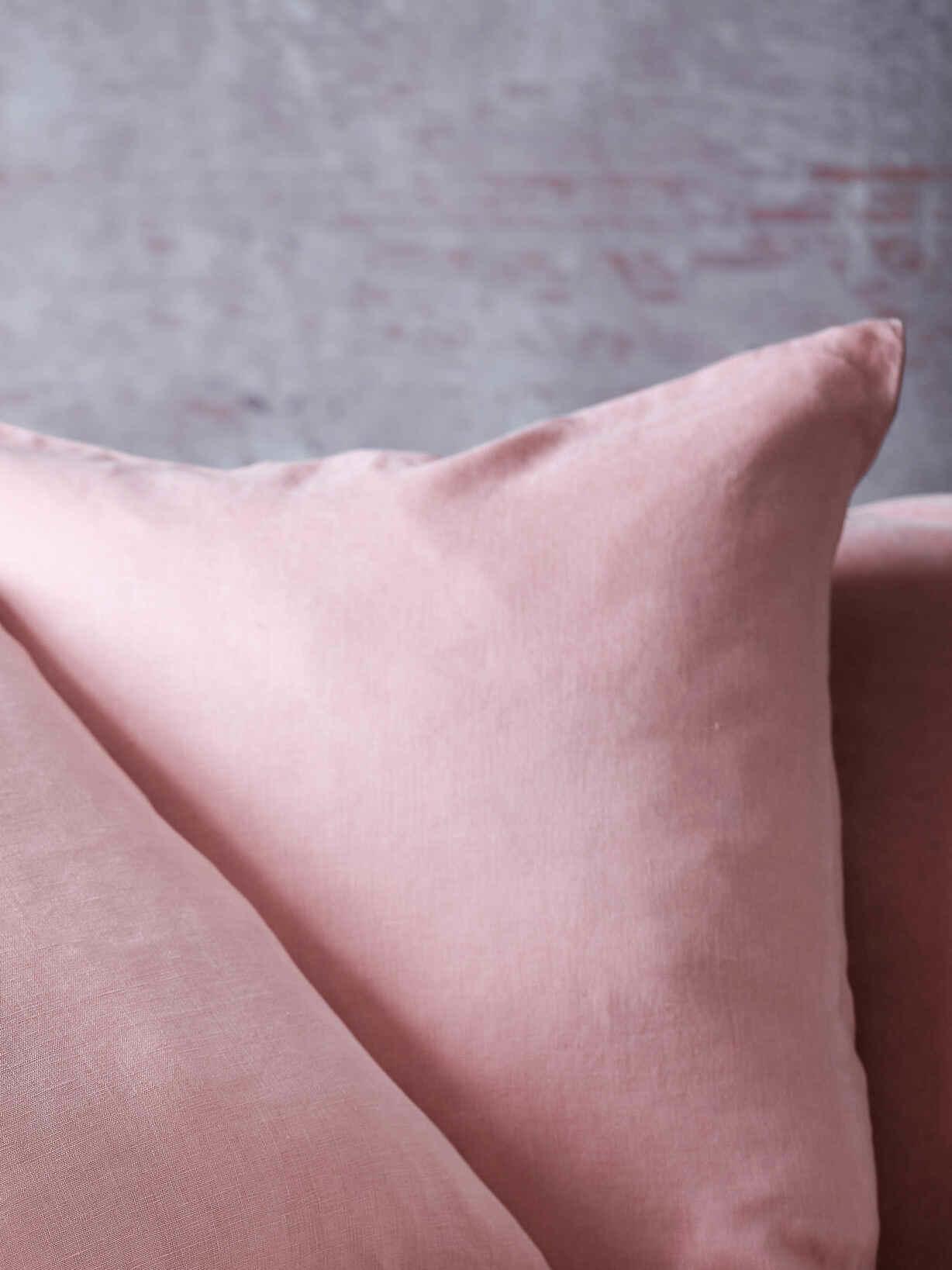 Pink Linen Cushion Linen Cushions UK Large Linen Cushions
