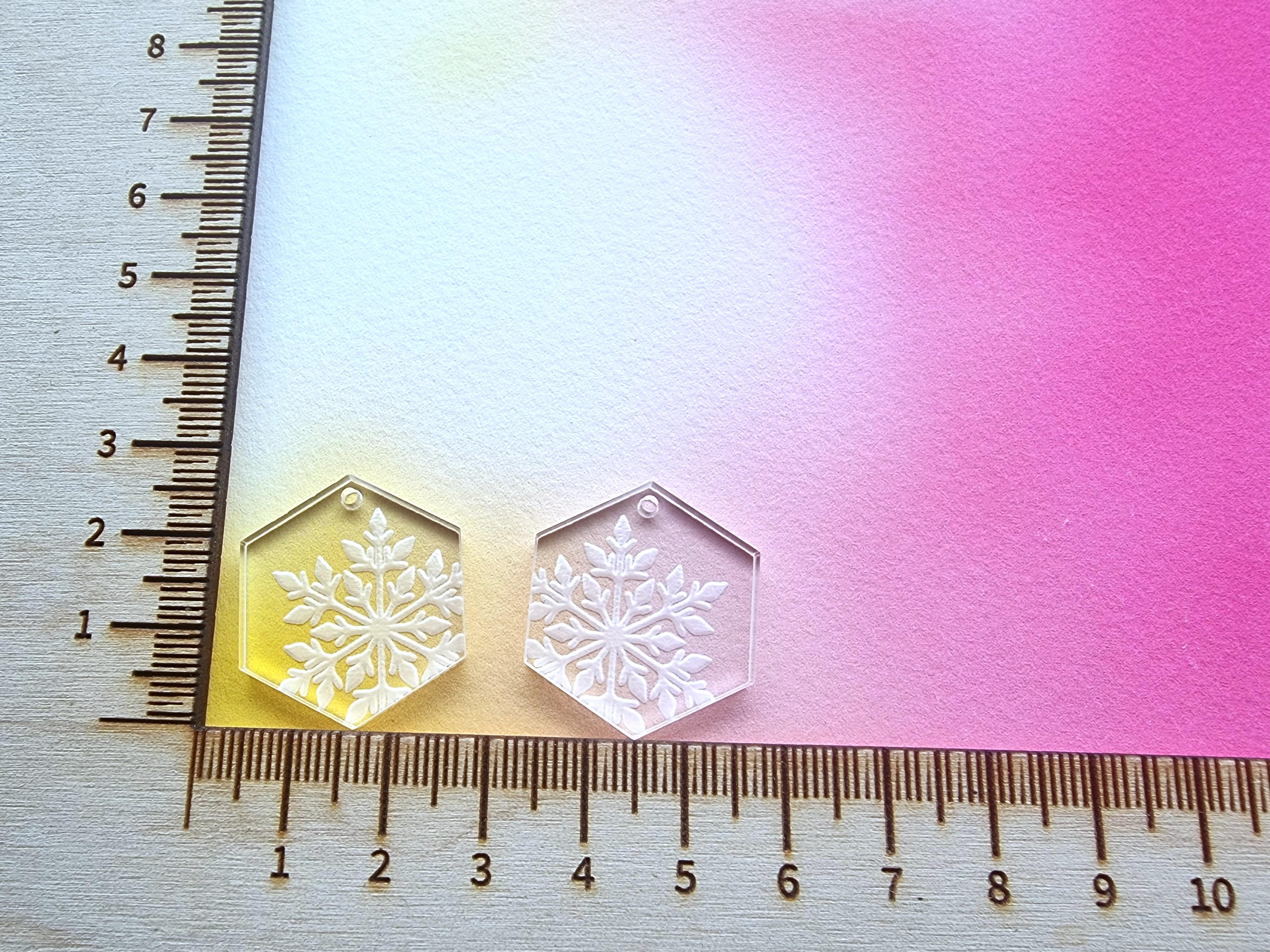 Snowflake Earrings Mold