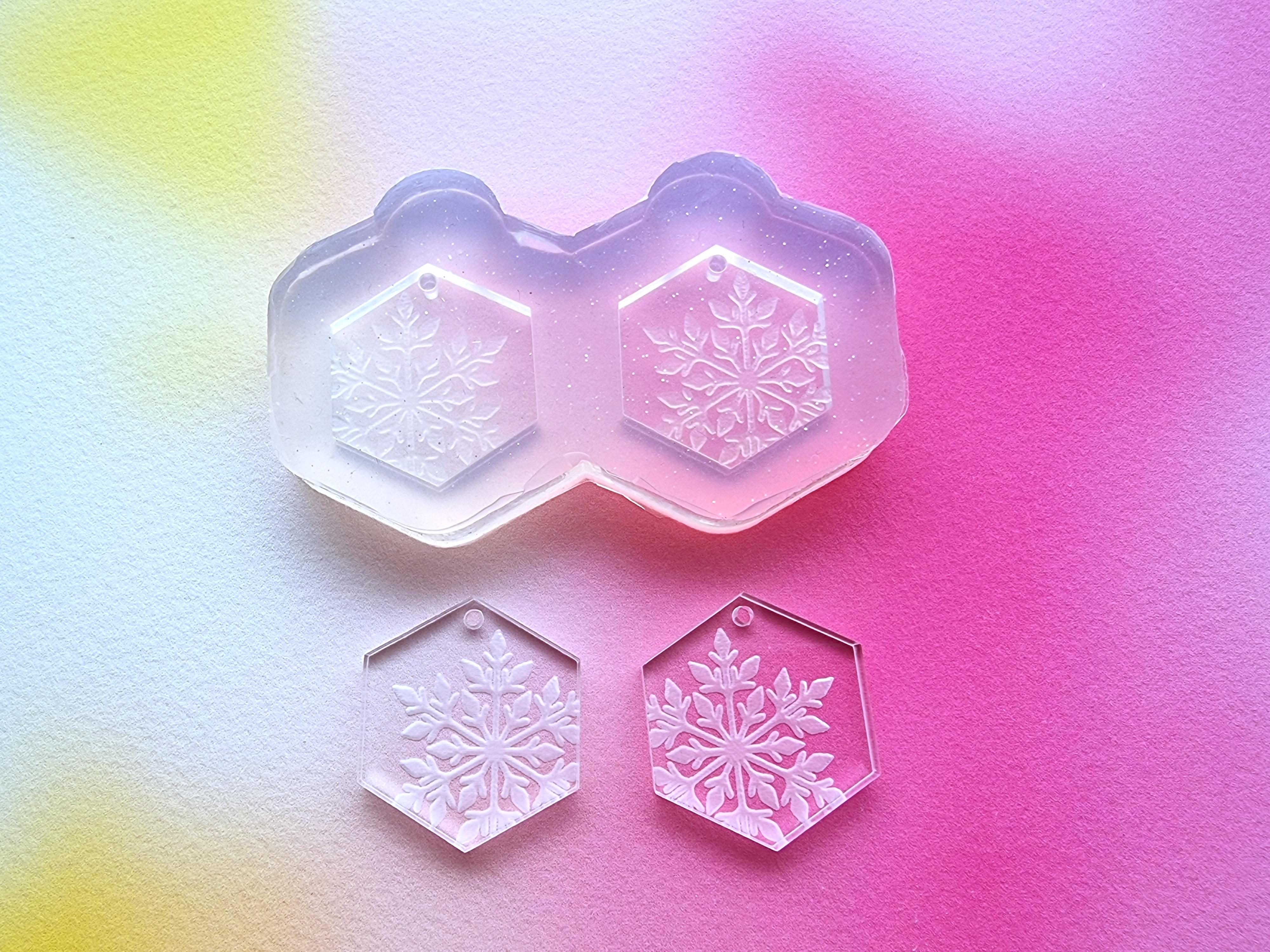 Snowflake Earrings Mold main image 1
