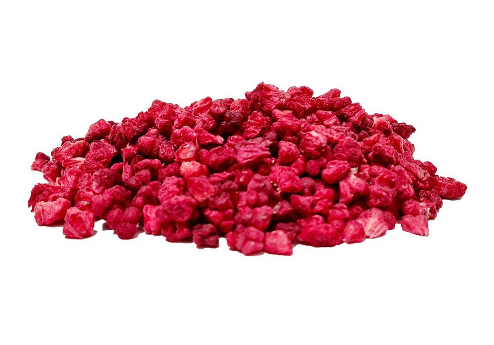 Freeze store dried raspberries