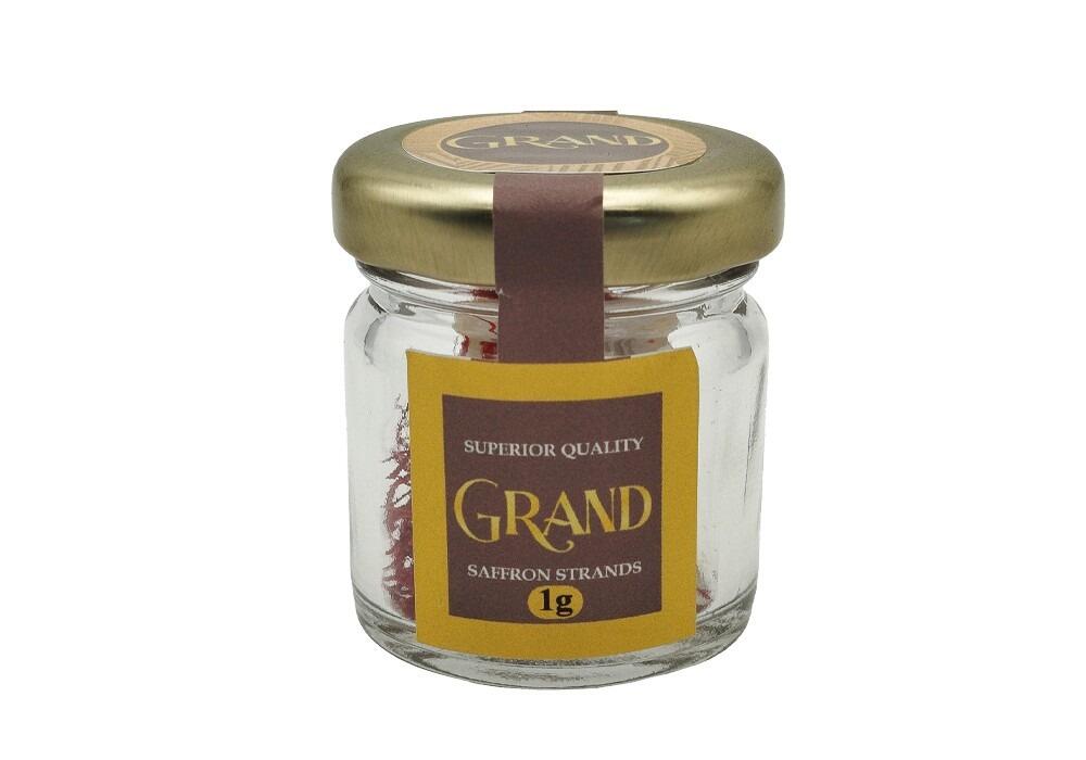 Grand Saffron Strands Superior Quality 1g Jar