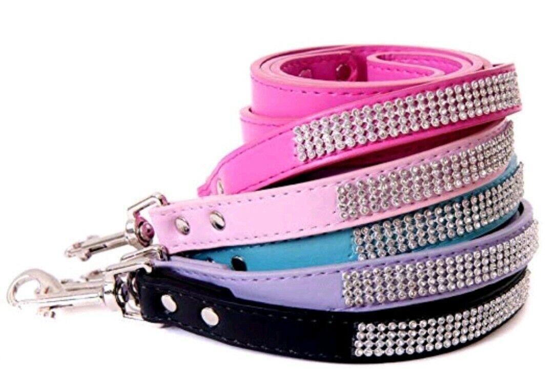 Rhinestone best sale dog leash