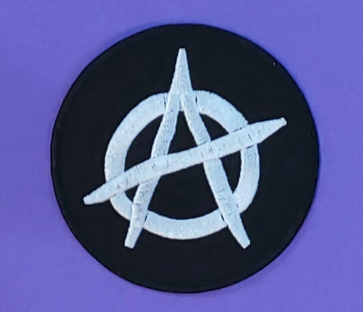 Anarchy Iron On Patch Punk biker rocker heavy metal music chaos The Sex  Pistols