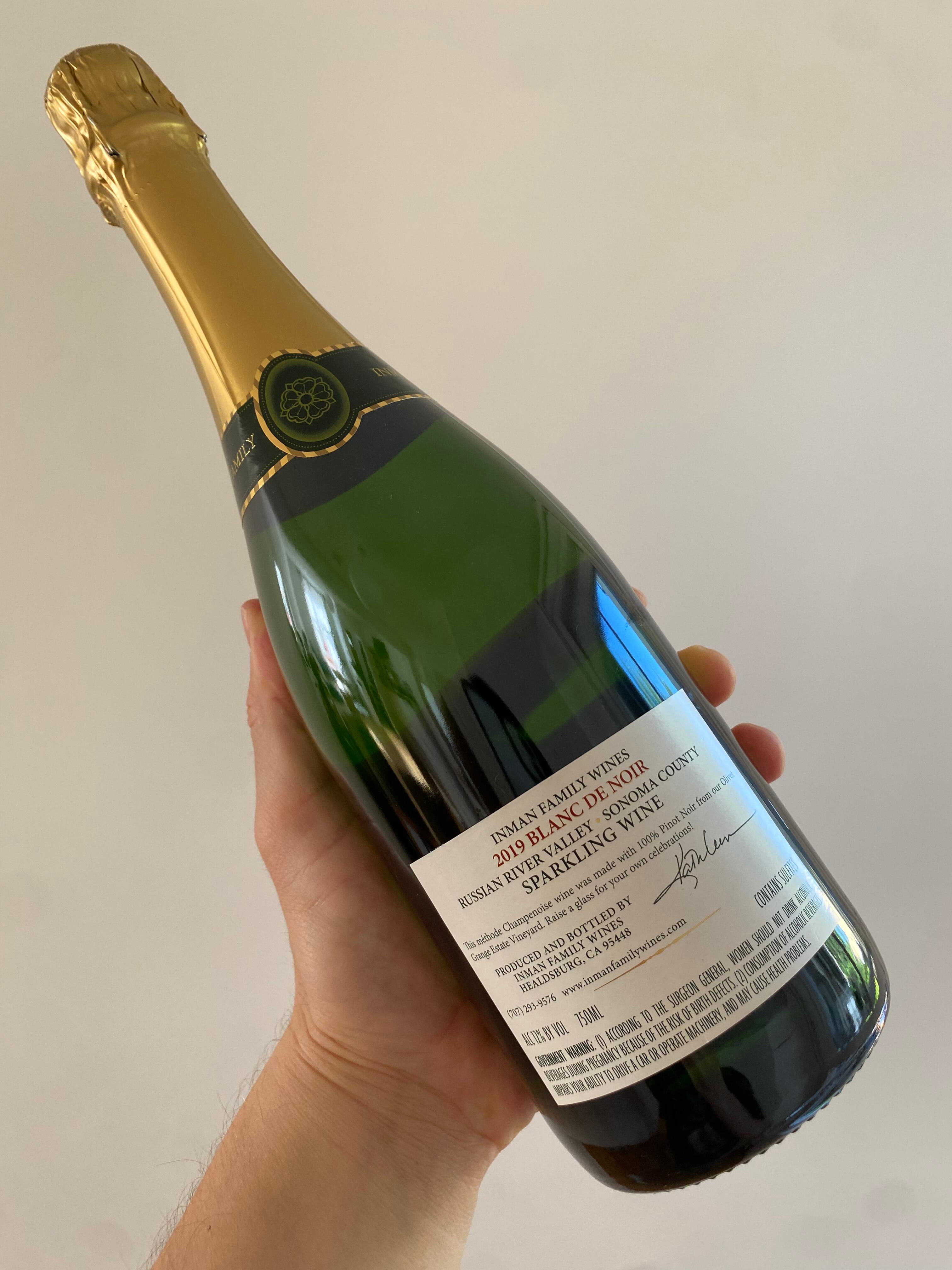 Inman Family Wines Blanc de Noir Brut Nature 2019