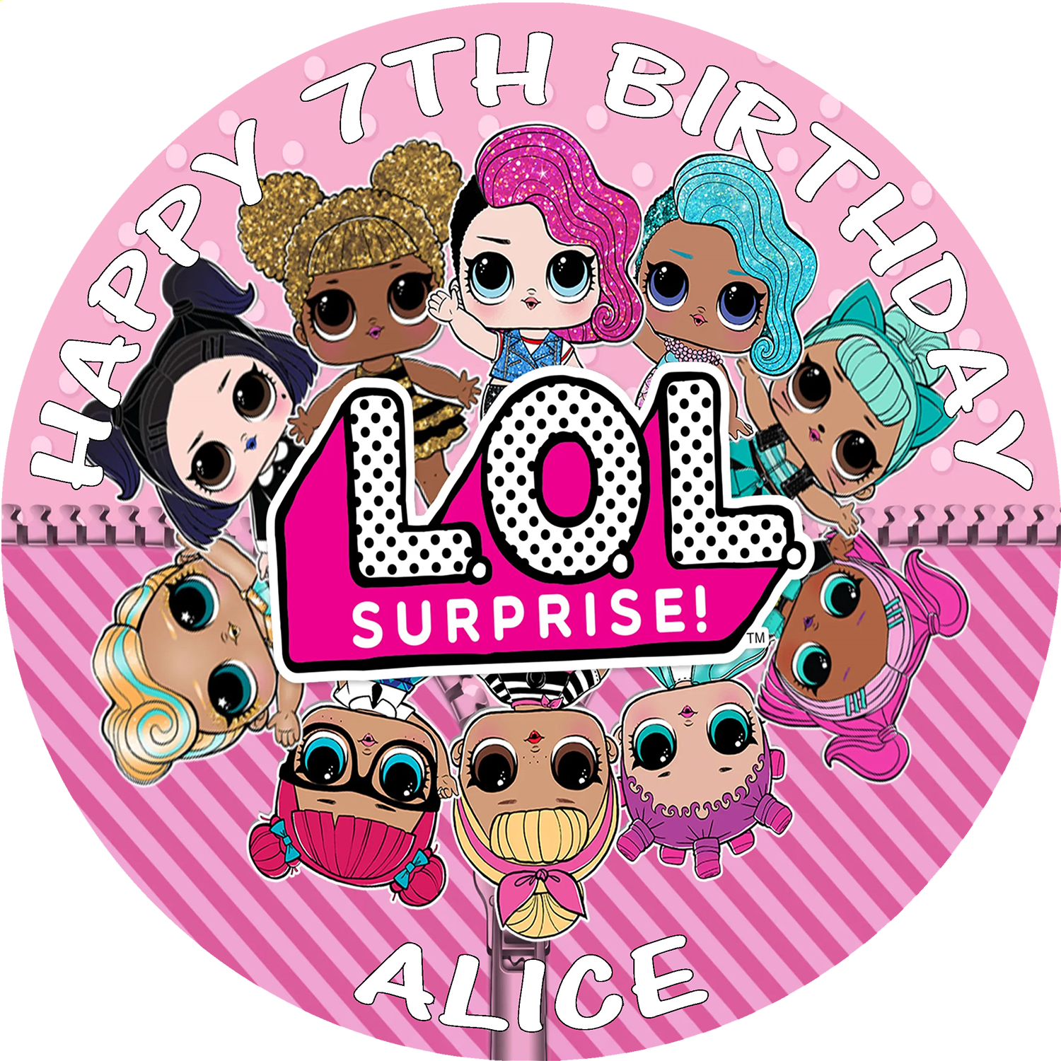 LOL Surprise Dolls EDIBLE Cake Topper or Cupcakes, LOL Surprise Dolls Cake,  LOL Surprise Dolls Cupcakes, LOL Cake | Edible Party Images