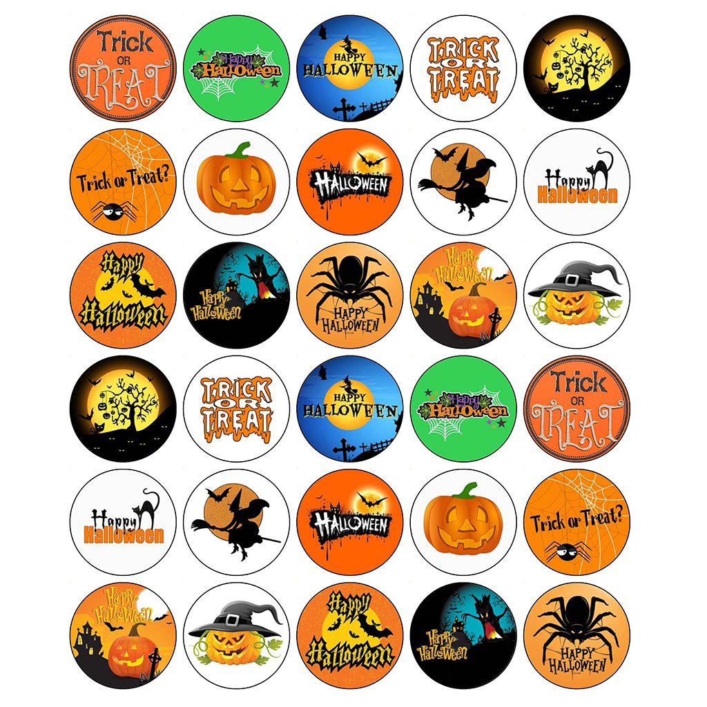 happy halloween cupcake toppers