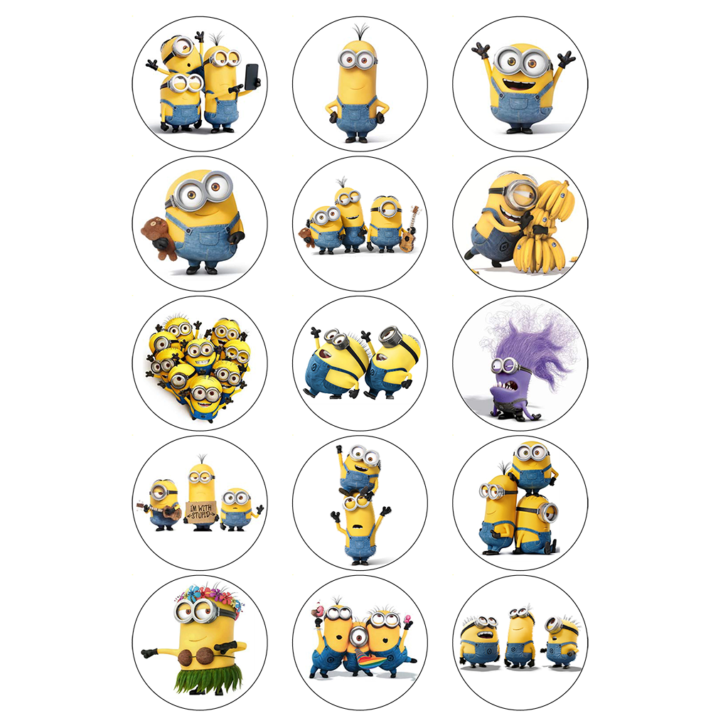 minions cupacke toppers 15 icing