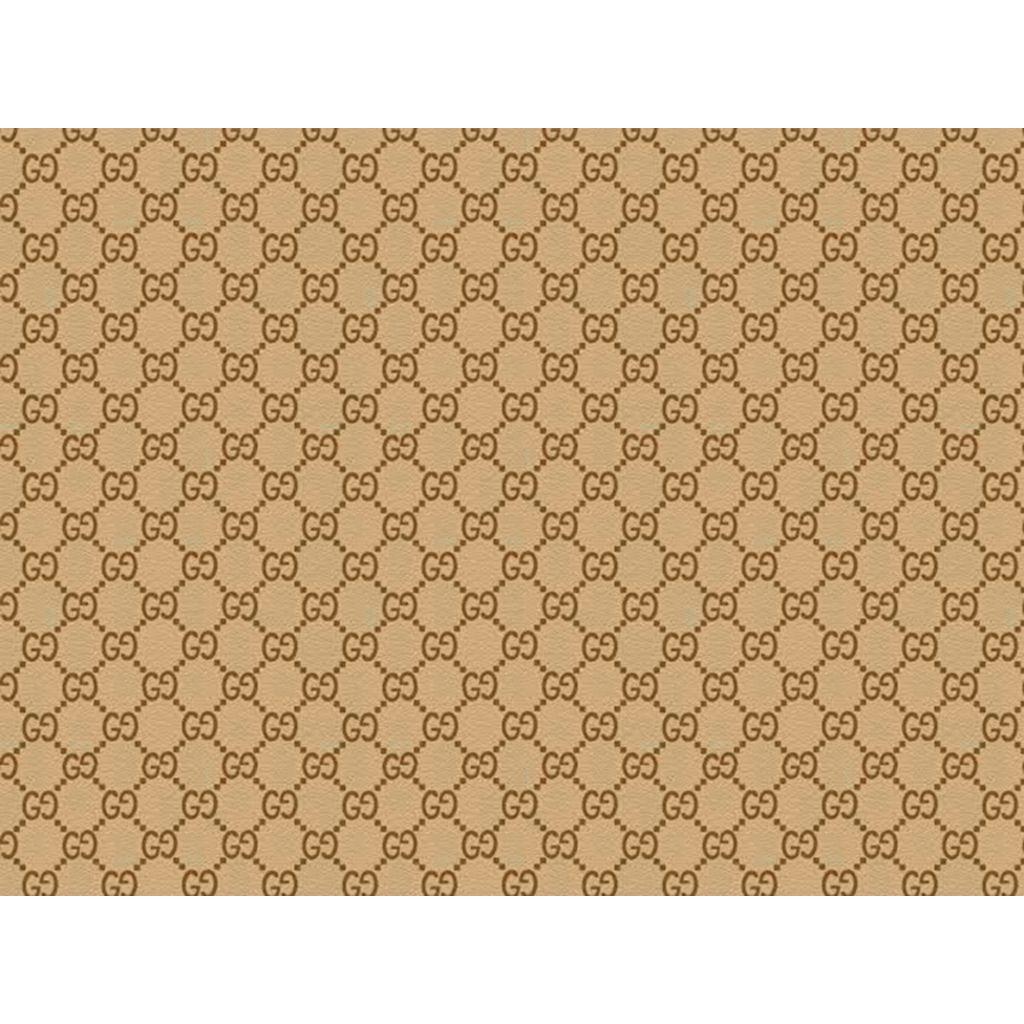 Light Brown Gucci Patterned Icing Sheet