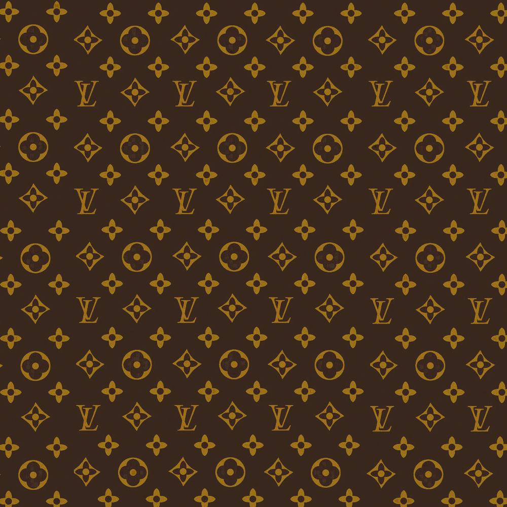 Louis Vuitton Brown Pattern Icing
